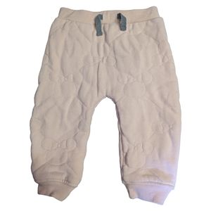 Disney Baby Pink Minnie Mouse Embroidered Quilted Sweatpants Girls 18M